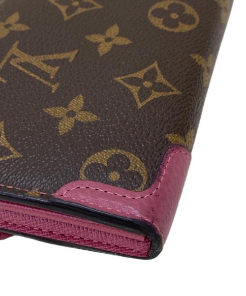 LOUIS VUITTON（ルイ ヴィトン）LOUIS VUITTON (ルイ ヴィトン) ポルトフォイユ・サラ・レティーロ ブラウン×ピンクの古着・服飾アイテム