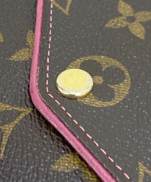 LOUIS VUITTON（ルイ ヴィトン）LOUIS VUITTON (ルイ ヴィトン) ポルトフォイユ・サラ・レティーロ ブラウン×ピンクの古着・服飾アイテム
