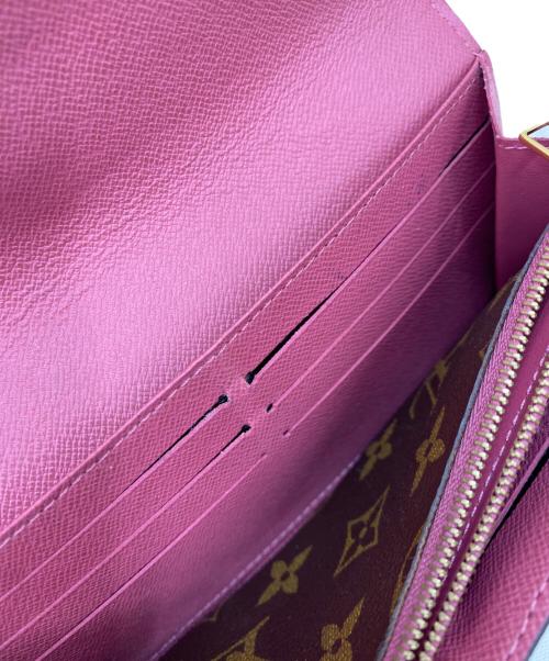 LOUIS VUITTON（ルイ ヴィトン）LOUIS VUITTON (ルイ ヴィトン) ポルトフォイユ・サラ・レティーロ ブラウン×ピンクの古着・服飾アイテム