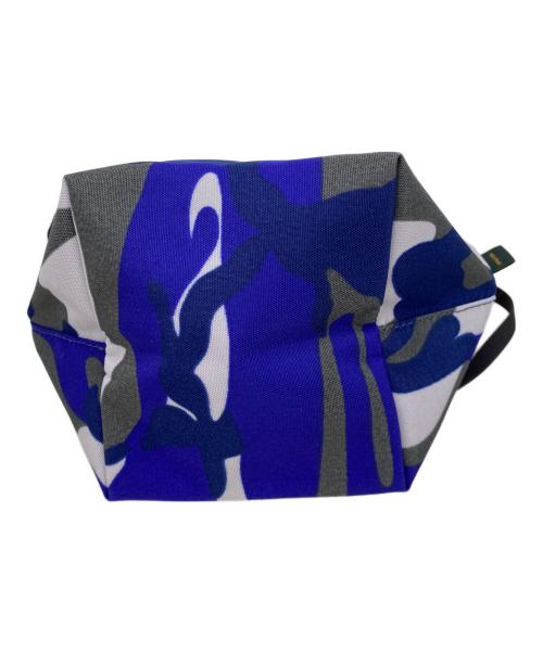 Herve Chapelier（エルベシャプリエ）Herve Chapelier (エルベシャプリエ) ナイロン舟型ショルダーバッグS ブルー×ベージュの古着・服飾アイテム