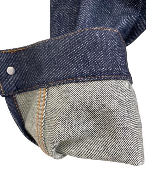 A.P.C.（アーペーセー）A.P.C. (アーペーセー) DENIM BRUT VESTE JEAN JPS リジット 1stタイプ デニムトラッカージャケット インディゴ サイズ:Mの古着・服飾アイテム