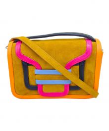 PIERRE HARDY（ピエールアルディ）の古着「アルファハンドバッグ」｜ブラウン×オレンジ