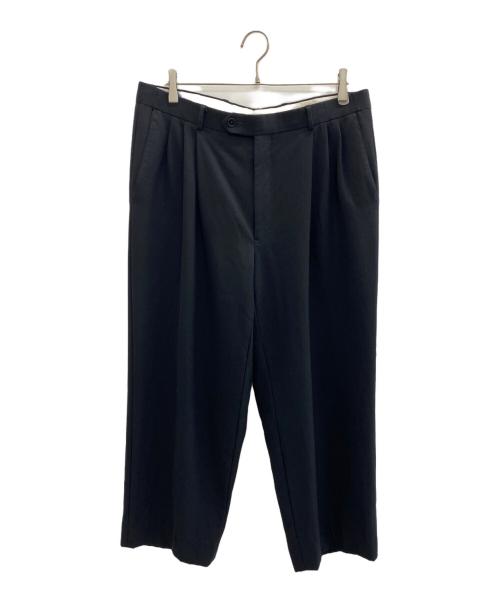 MONSIEUR by GIVENCHY（ムッシュ ジバンシイ）MONSIEUR by GIVENCHY (ムッシュ ジバンシイ) 3タックスラックス ブラック サイズ:36 Rの古着・服飾アイテム