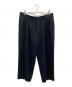 MONSIEUR by GIVENCHY（ムッシュ ジバンシイ）の古着「3タックスラックス」｜ブラック