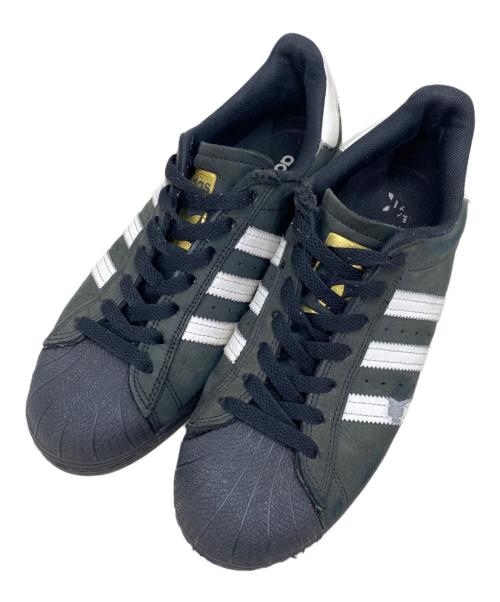 adidas（アディダス）adidas (アディダス) ローカットスニーカー グリーン×ブラック サイズ:26.5cmの古着・服飾アイテム