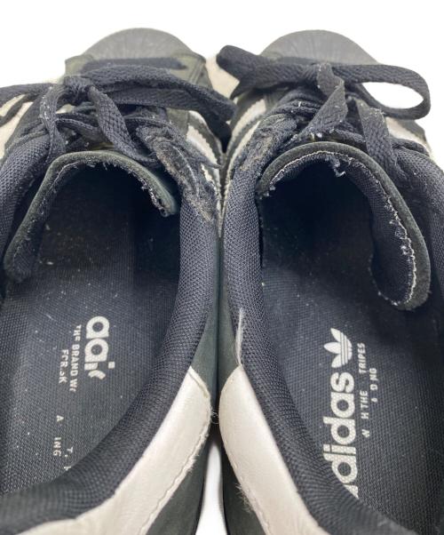 adidas（アディダス）adidas (アディダス) ローカットスニーカー グリーン×ブラック サイズ:26.5cmの古着・服飾アイテム