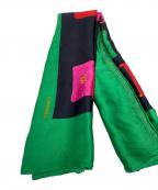 CHANELシャネル）の古着「スカーフ」｜ブラック×グリーン