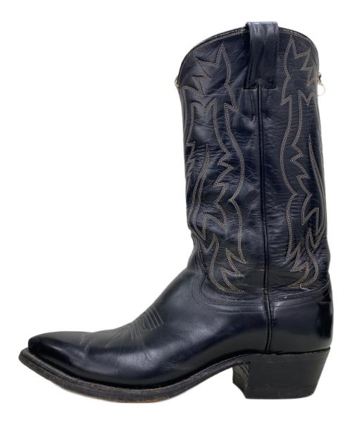 JUSTIN（ジャスティン）JUSTIN (ジャスティン) ウェスタンブーツ ブラック サイズ:27.5cmの古着・服飾アイテム