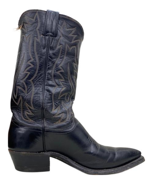 JUSTIN（ジャスティン）JUSTIN (ジャスティン) ウェスタンブーツ ブラック サイズ:27.5cmの古着・服飾アイテム