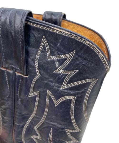 JUSTIN（ジャスティン）JUSTIN (ジャスティン) ウェスタンブーツ ブラック サイズ:27.5cmの古着・服飾アイテム