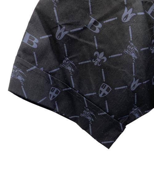 BURBERRY BLACK LABEL（バーバリーブラックレーベル）BURBERRY BLACK LABEL (バーバリーブラックレーベル) 半袖シャツ ブラック サイズ:2 未使用品の古着・服飾アイテム