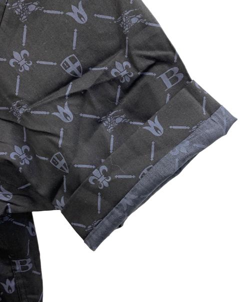 BURBERRY BLACK LABEL（バーバリーブラックレーベル）BURBERRY BLACK LABEL (バーバリーブラックレーベル) 半袖シャツ ブラック サイズ:2 未使用品の古着・服飾アイテム