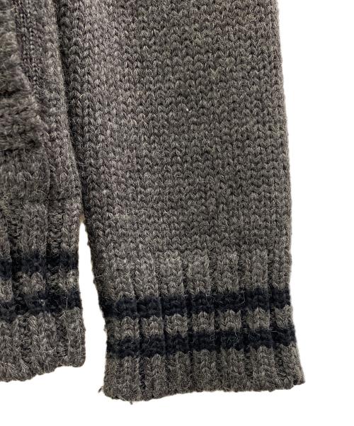 BURBERRY BLACK LABEL（バーバリーブラックレーベル）BURBERRY BLACK LABEL (バーバリーブラックレーベル) 中綿ニットジャケット グレー サイズ:Mの古着・服飾アイテム