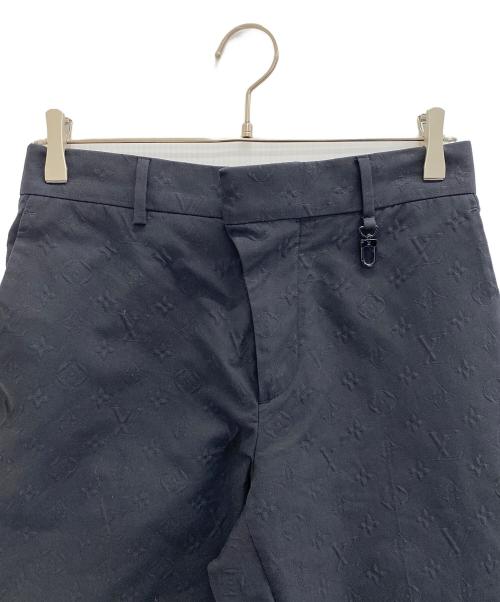 LOUIS VUITTON（ルイ ヴィトン）LOUIS VUITTON (ルイ ヴィトン) モノグラムエンボススラックス ブラック サイズ:38の古着・服飾アイテム