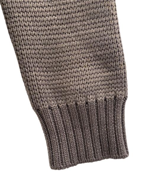 LOUIS VUITTON（ルイ ヴィトン）LOUIS VUITTON (ルイ ヴィトン) アーカイブノルディックセーター グレー×ブラウン サイズ:Sの古着・服飾アイテム