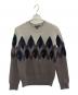 LOUIS VUITTON（ルイ ヴィトン）の古着「アーカイブノルディックセーター」｜グレー×ブラウン