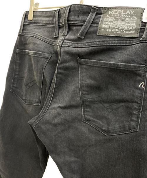REPLAY（リプレイ）REPLAY (リプレイ) ブラックジーンズ ブラック サイズ:30の古着・服飾アイテム