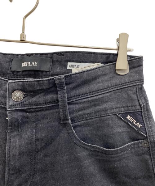 REPLAY（リプレイ）REPLAY (リプレイ) ブラックジーンズ ブラック サイズ:30の古着・服飾アイテム