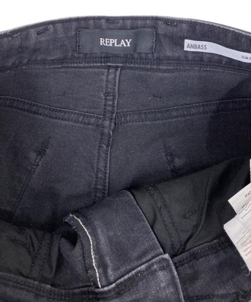 REPLAY（リプレイ）REPLAY (リプレイ) ブラックジーンズ ブラック サイズ:30の古着・服飾アイテム