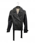 KUMIKYOKUクミキョク）の古着「レザージャケット」｜ブラック