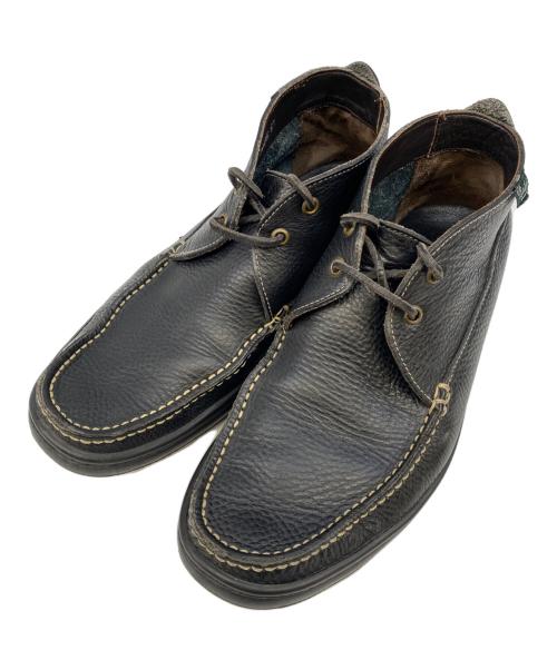 PARABOOT（パラブーツ）PARABOOT (パラブーツ) チャッカブーツ　veritable moccasin ブラック サイズ:6¹/₂の古着・服飾アイテム