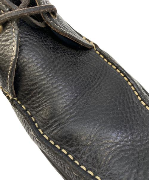 PARABOOT（パラブーツ）PARABOOT (パラブーツ) チャッカブーツ　veritable moccasin ブラック サイズ:6¹/₂の古着・服飾アイテム