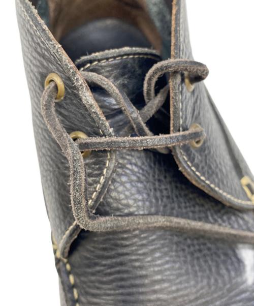 PARABOOT（パラブーツ）PARABOOT (パラブーツ) チャッカブーツ　veritable moccasin ブラック サイズ:6¹/₂の古着・服飾アイテム