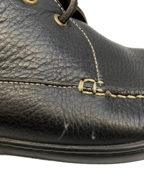 PARABOOT（パラブーツ）PARABOOT (パラブーツ) チャッカブーツ　veritable moccasin ブラック サイズ:6¹/₂の古着・服飾アイテム