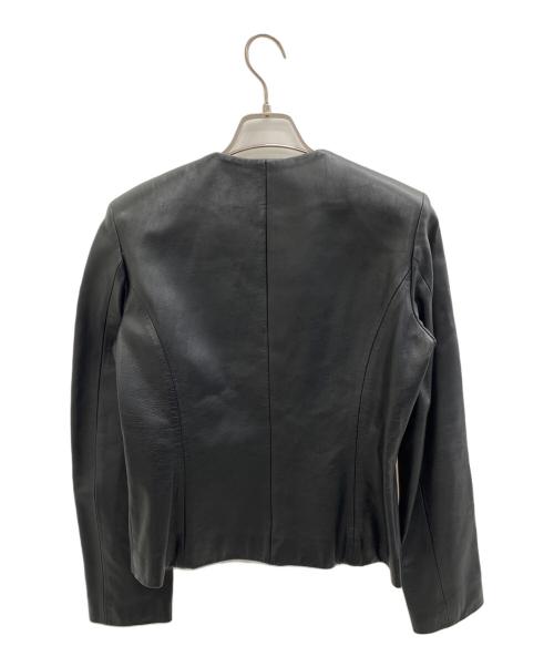 PINK HOUSE（ピンクハウス）PINK HOUSE (ピンクハウス) レザージャケット ブラック サイズ:Lの古着・服飾アイテム