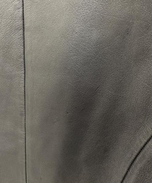 PINK HOUSE（ピンクハウス）PINK HOUSE (ピンクハウス) レザージャケット ブラック サイズ:Lの古着・服飾アイテム