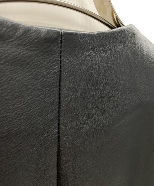 PINK HOUSE（ピンクハウス）PINK HOUSE (ピンクハウス) レザージャケット ブラック サイズ:Lの古着・服飾アイテム