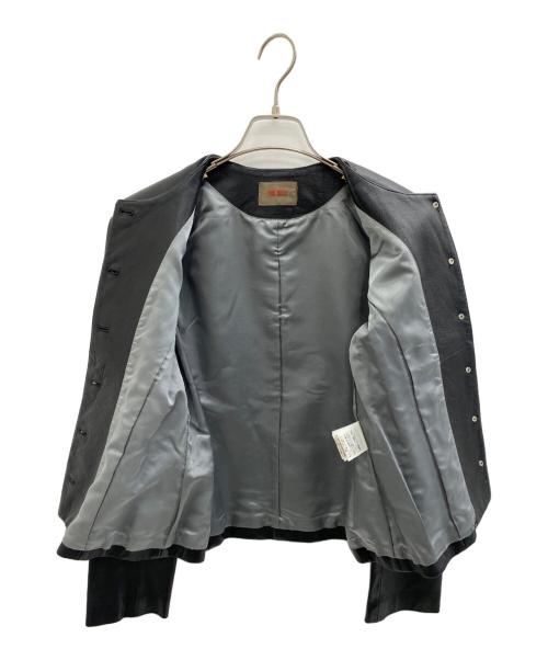 PINK HOUSE（ピンクハウス）PINK HOUSE (ピンクハウス) レザージャケット ブラック サイズ:Lの古着・服飾アイテム