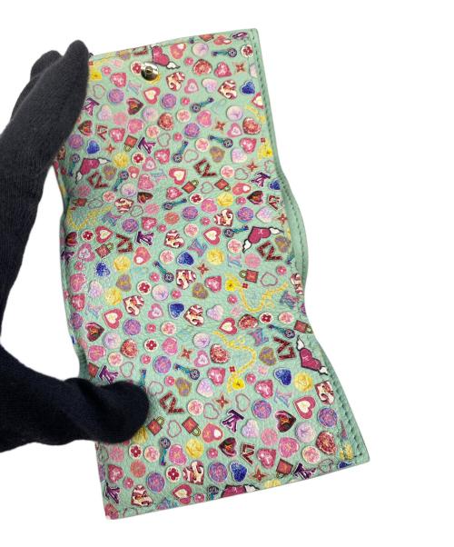 LOUIS VUITTON（ルイ ヴィトン）LOUIS VUITTON (ルイ ヴィトン) ポルトフォイユ・ロックミニ グリーンの古着・服飾アイテム