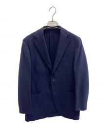 LARDINI（ラルディーニ）の古着「段返り3Bテーラードジャケット」｜ネイビー