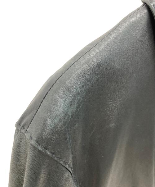 五大陸（ゴタイリク）五大陸 (ゴタイリク) レザーコート ブラック サイズ:40の古着・服飾アイテム