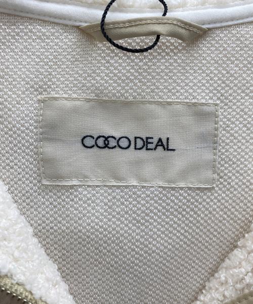 COCODEAL（ココディール）COCODEAL (ココディール) ボアフーディアノラック ホワイト サイズ:SIZE 2 未使用品の古着・服飾アイテム
