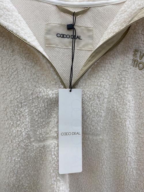 COCODEAL（ココディール）COCODEAL (ココディール) ボアフーディアノラック ホワイト サイズ:SIZE 2 未使用品の古着・服飾アイテム