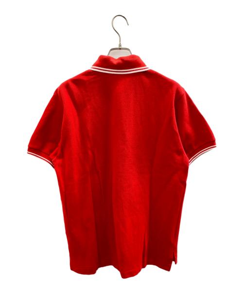 FRED PERRY（フレッドペリー）FRED PERRY (フレッドペリー) ポロシャツ レッド×ホワイト サイズ:Lの古着・服飾アイテム