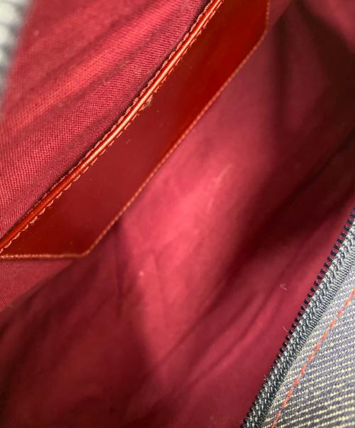 BURBERRY LONDON（バーバリーロンドン）BURBERRY LONDON (バーバリーロンドン) ハンドバッグ ベージュ×ブルーの古着・服飾アイテム