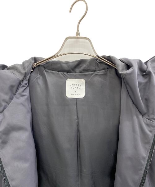 UNITED TOKYO（ユナイテッドトーキョー）UNITED TOKYO (ユナイテッドトーキョー) 止水ジップグースダウン グレー サイズ:Sの古着・服飾アイテム