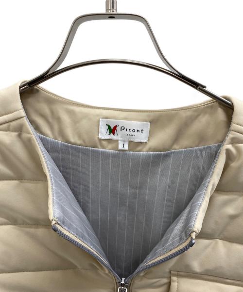PICONE CLUB（ピッコーネクラブ）PICONE CLUB (ピッコーネクラブ) ゴルフウェア(トップス) ベージュ サイズ:01 未使用品の古着・服飾アイテム