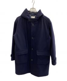 STILL BY HAND（スティルバイハンド）の古着「シンサレートメルトンフードコート」｜ネイビー