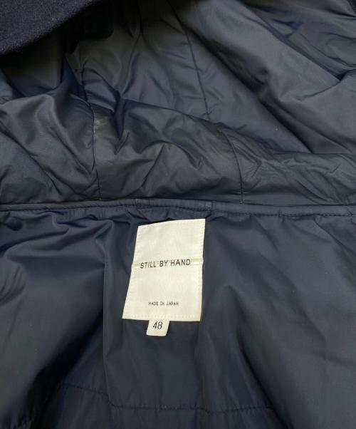 STILL BY HAND（スティルバイハンド）STILL BY HAND (スティルバイハンド) シンサレートメルトンフードコート ネイビー サイズ:48の古着・服飾アイテム