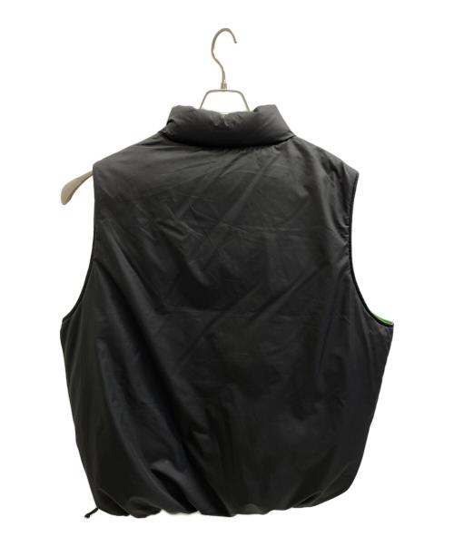 SEDAN ALL-PURPOSE（セダンオールパーパス）SEDAN ALL-PURPOSE (セダンオールパーパス) Reversible Down Vest ブラック×グリーン サイズ:ＸＬの古着・服飾アイテム