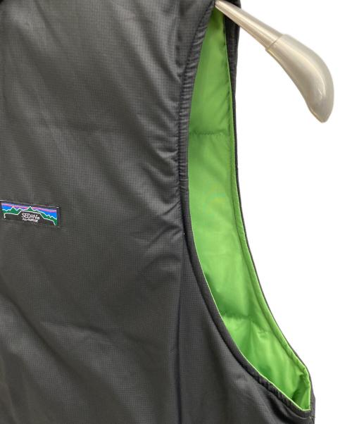 SEDAN ALL-PURPOSE（セダンオールパーパス）SEDAN ALL-PURPOSE (セダンオールパーパス) Reversible Down Vest ブラック×グリーン サイズ:ＸＬの古着・服飾アイテム