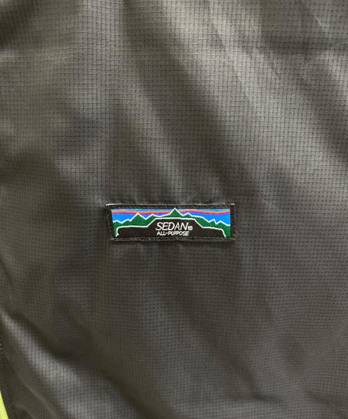 SEDAN ALL-PURPOSE（セダンオールパーパス）SEDAN ALL-PURPOSE (セダンオールパーパス) Reversible Down Vest ブラック×グリーン サイズ:ＸＬの古着・服飾アイテム