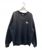 stussyステューシー）の古着「スウェット」｜ブラック