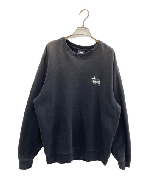 stussy（ステューシー）stussy (ステューシー) スウェット ブラック サイズ:Mの古着・服飾アイテム