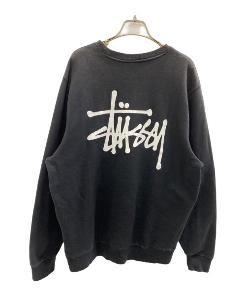 stussy（ステューシー）stussy (ステューシー) スウェット ブラック サイズ:Mの古着・服飾アイテム