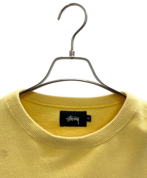 stussy（ステューシー）stussy (ステューシー) スウェット イエロー サイズ:Mの古着・服飾アイテム